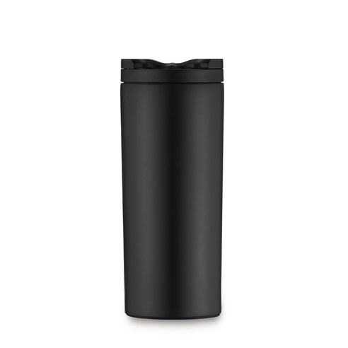 미롬 벨벳 립 진공 스텐텀블러, BLACK, 420ml