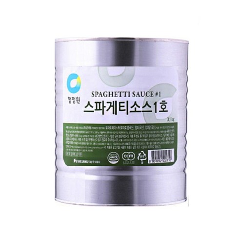 청정원 스파게티소스 1호, 3.1kg, 1개