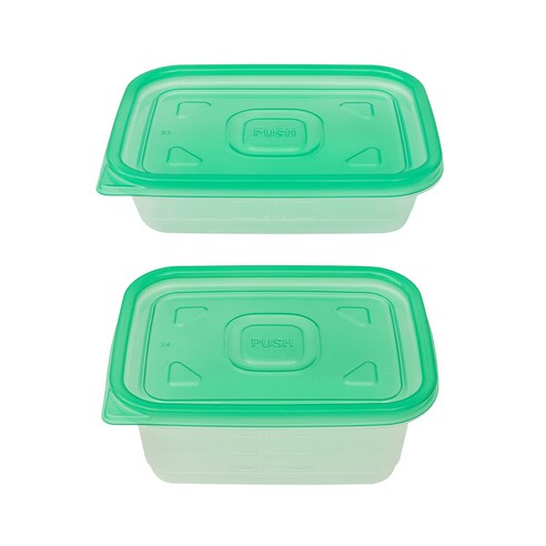더담다 다용도 밀폐용기 세트, 1세트, 용기 400ml x 50p + 750ml x 50p