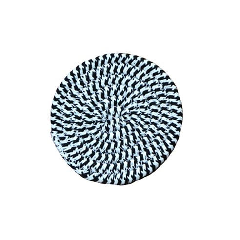 콩 빈테리어 로프 꼰 테이블매트, A, 11 x 11 cm