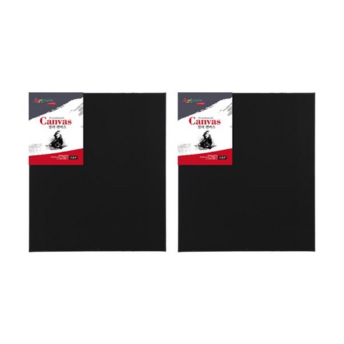 아트메이트 캔버스 블랙 F형 2p, 면천