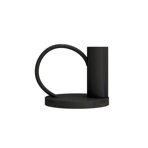 JHCompany 손잡이 포인트 캔들홀더, 블랙