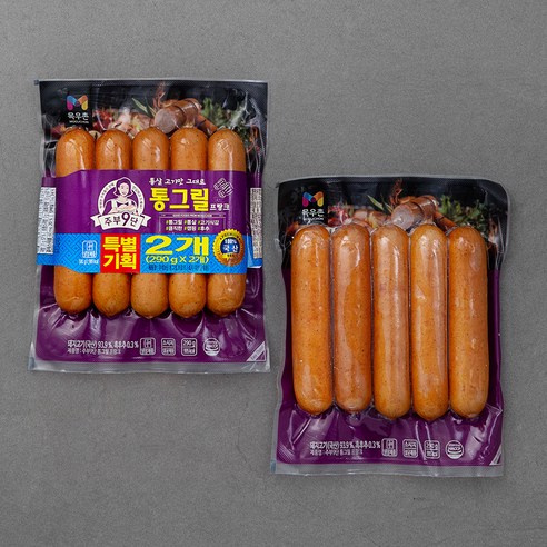 목우촌 주부9단 통그릴 프랑크, 290g, 2개