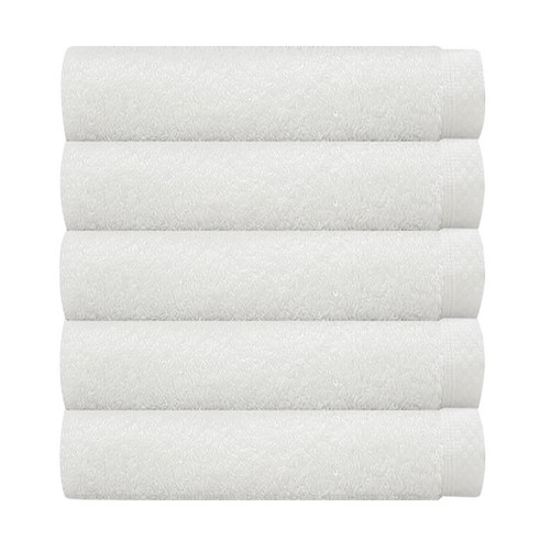 송월타월 호텔수건 플레르 170g 40수 면사, 아이보리, 5개