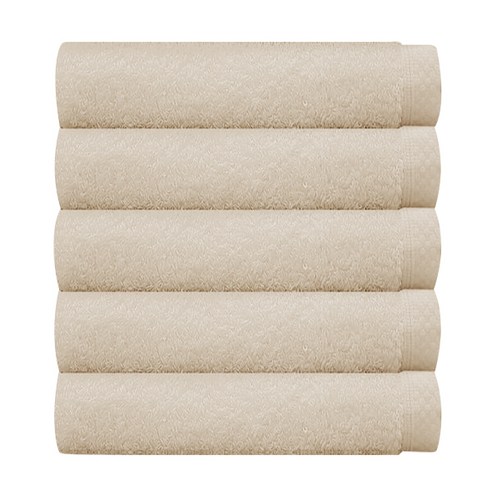 송월타월 호텔수건 플레르 170g 40수 면사, 베이지, 5개