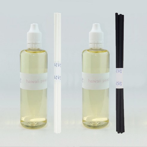 락향 디퓨저리필 105ml x 2p + 발향스틱 10p, 하와이피치