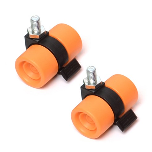 컬러바퀴 볼트 스톱 오렌지, 2개