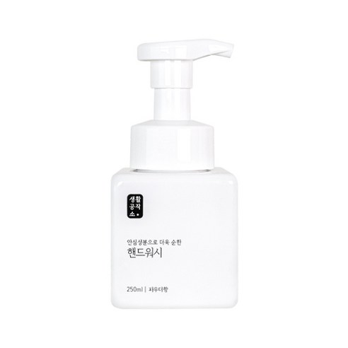 생활공작소 핸드워시 솝 용기 파우더향, 2개, 520ml  Best 5