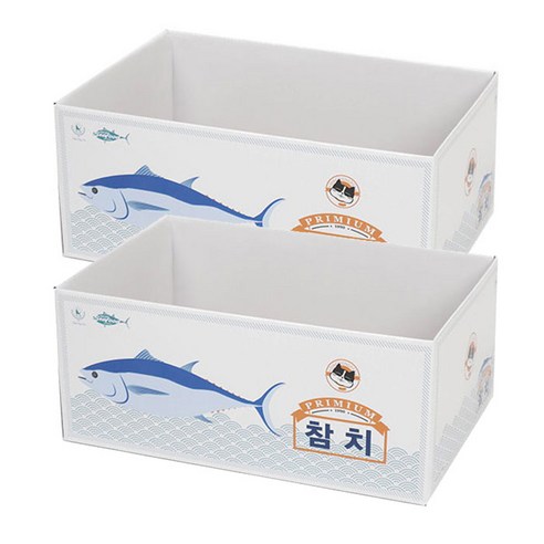 딩동펫 고양이 박스 스크래쳐, 참치, 2개