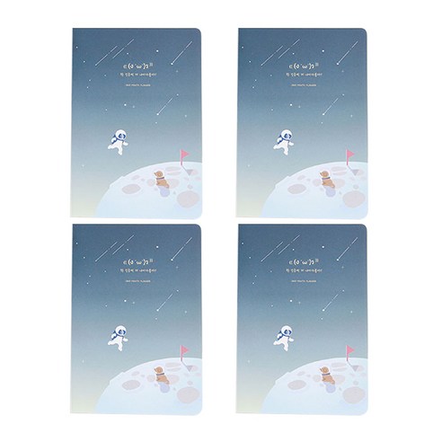 플레플레 힘내자 한달 플래너 4p, 우주