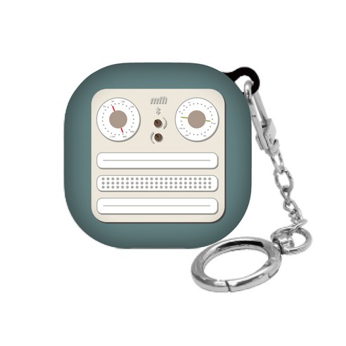 웨이브스튜디오 소울 디자인 갤럭시 버즈 2 / 프로 / 라이브 케이스, 뉴트로 스피커IG