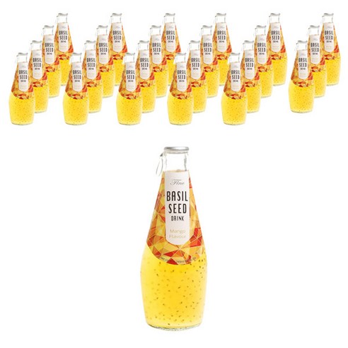파인 바질시드 드링크 망고, 290ml, 24개