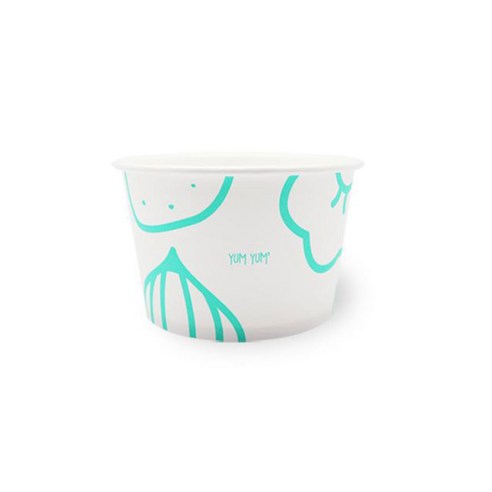 더담다 얌얌 다회용 종이용기 650ml, 100개입, 1개