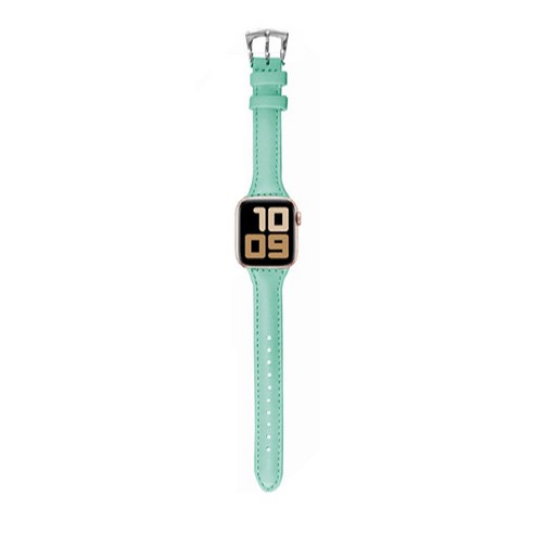 인뮤즈 애플워치 2/3/4/5 데일리 우먼 가죽 밴드 42/44 mm, 민트, 1개