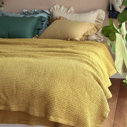 꿀잠 보장 헬로우슬립 모달와플 홑이불 없이는 못 살아