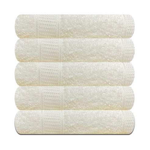 송월타월 아날도바시니 프라임무지 세면타월 120g 20수 면사, 아이보리, 5개