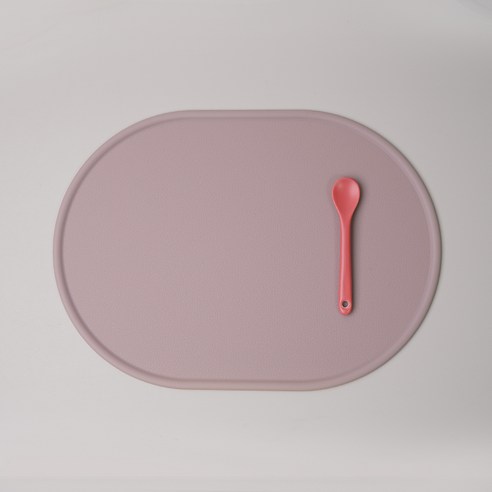 보울보울 볼볼 실리콘 테이블매트, 라벤더바이올렛, 400 x 290 mm