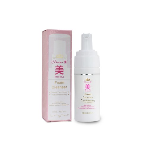 크리노미 프리바이오틱스 약산성 폼클렌저 여성청결제, 60ml, 1개