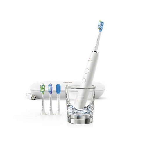 필립스 소닉케어 다이아몬드클린 스마트 전동칫솔, HX9924/06(화이트), 1개