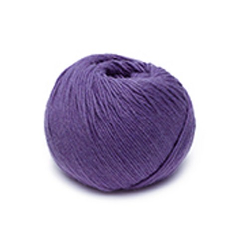 kpc yarn 가쉽 DK 면 뜨개실 50g, 스모키그레이프, 113m