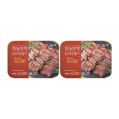 도누꼬기 LA 한쪽갈비 (냉동), 500g, 2개
