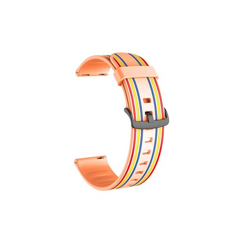 비쉐르 쓰리테일 갤럭시 워치 실리콘 밴드 스트랩 42mm, 핑크, 1개