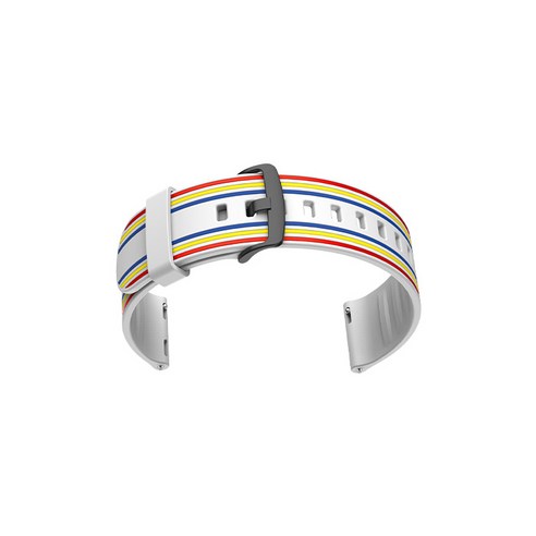비쉐르 쓰리테일 갤럭시 워치 3 실리콘 밴드 스트랩 41mm, 화이트, 1개