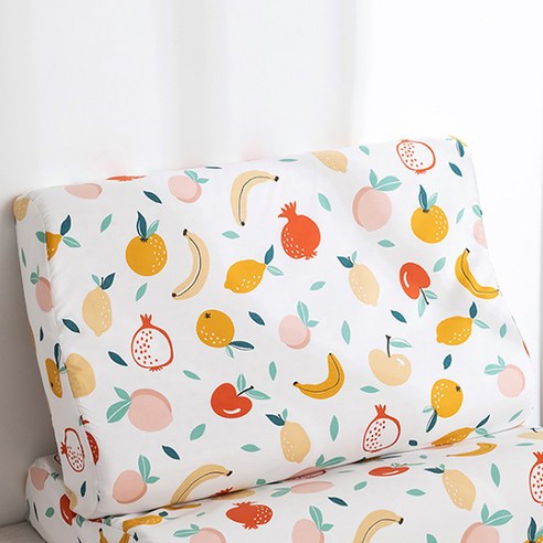 알럽홈 코튼 라텍스 패턴 베개커버