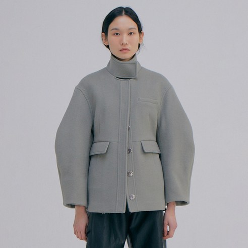 분더캄머 여성용 Round Half Coat