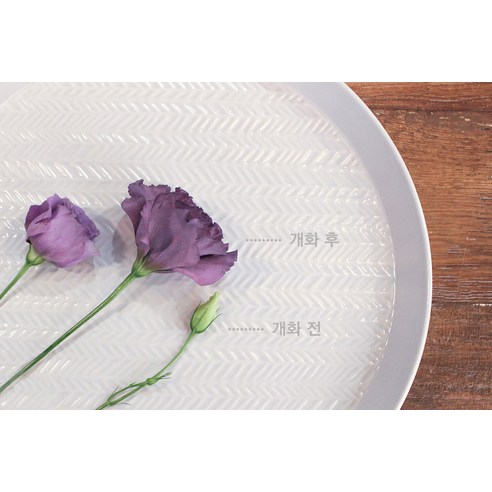 우아함과 청신함의 향연을 선사하는 리시안셔스 꽃다발