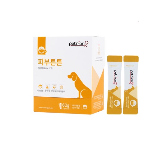 펫트리온 강아지 분말 영양제, 30회분, 피부/피모+장건강, 1개