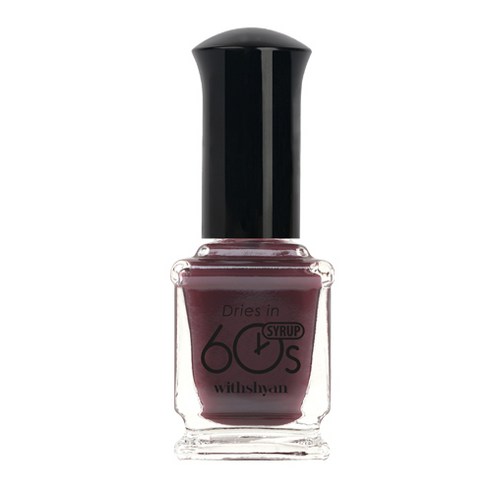 위드샨 시럽타입 반투명 60초 네일라커 매니큐어 9ml, M68 체리콕시럽, 1개