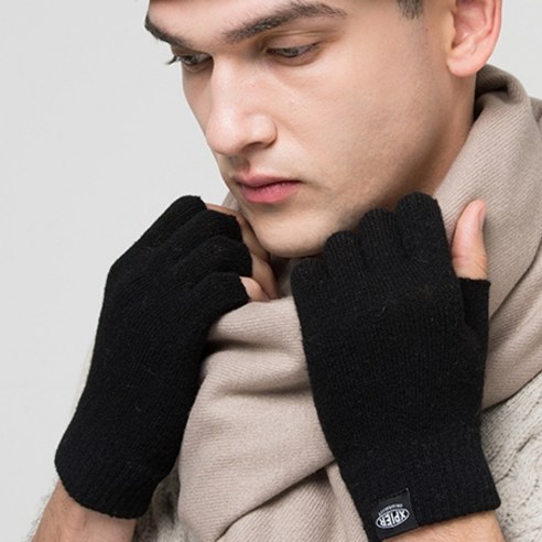 엑스피어 fingerless wool gloves 2p