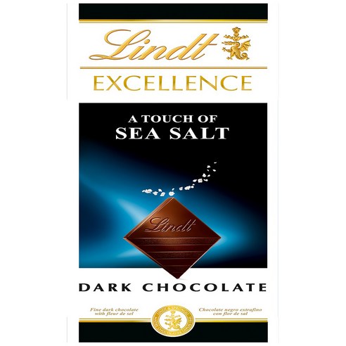 린트 엑설런스 다크 씨솔트 초콜릿, 20개, 100g