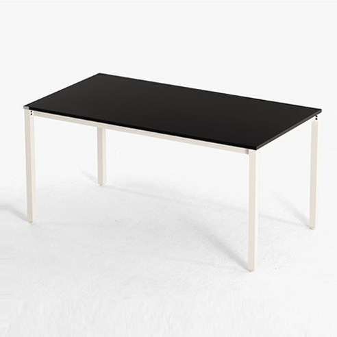209애비뉴 제로데스크 게임용 컴퓨터 책상 1500 x 800 x 720 mm, 블랙(상판) + 화이트(프레임)