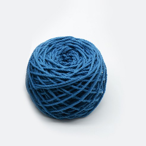 마크라메 색상 면사 3mm 100g, 틸블루, 1개