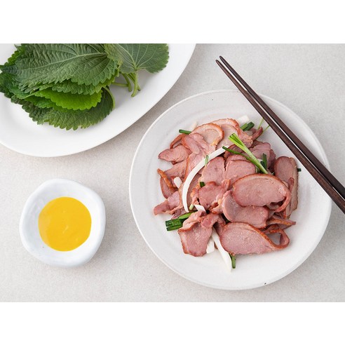 다양한 요리를 위한 다향오리 훈제오리 슬라이스