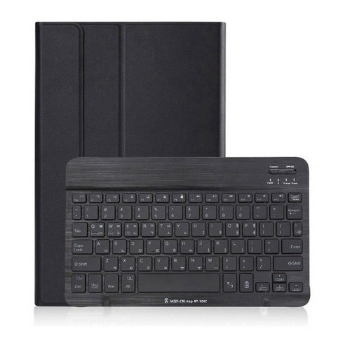 애플펜슬케이스 블루투스 키보드 태블릿PC 케이스, 검정