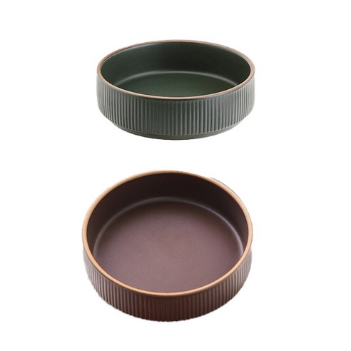 로얄베일 라포레 찬기 12.5cm, 소일브라운, 우드그린, 2개