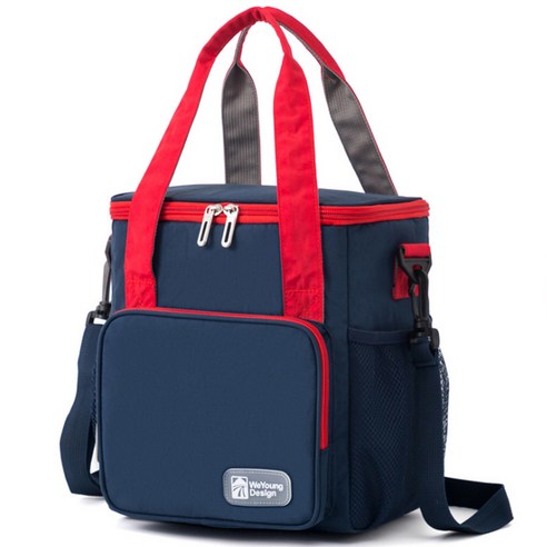 JHCompany JCP 유럽 대용량 컨버스 보냉 도시락 가방, 네이비