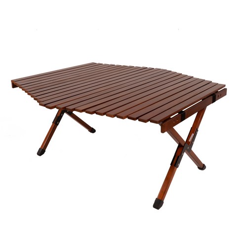 페인트인포 접이식 원목 캠핑 롤 테이블