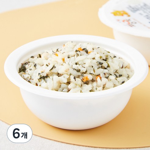 짱죽 이유식 완료기 13개월부터 삼색밥, 치즈, 180g, 6개
