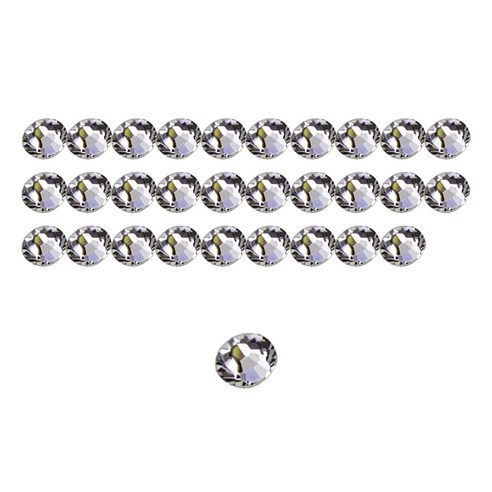 스와로브스키 쉬머 평큐빅 네일스톤 파츠 SS12, 2088 문라이트, 40개