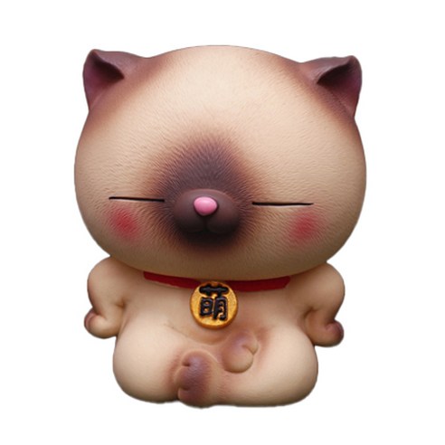 JHCompany 발그레 고양이 저금통, 브라운, 1개