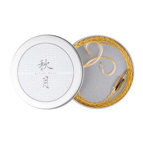 수월우 추월 금도금 커스텀 케이블 0.78mm 2핀 3.5mm 플러그, 혼합색상