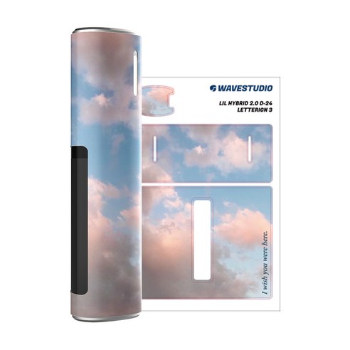 웨이브스튜디오 릴 하이브리드 스킨 스티커 2.0 2p, D 24 LETTERING 3, 1개
