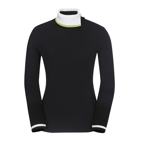 엘피지에이 여성용 니트에리 포인트 골프 티셔츠 L204TL508P