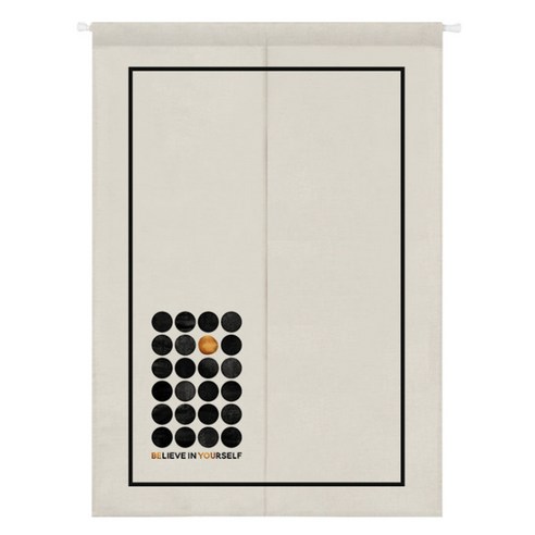 마켓에이 골드블랙아트 공간분리 파티션커튼, TYPE02