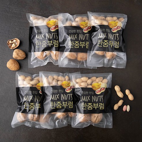 아산율림 한줌부럼 견과세트, 100g, 12개