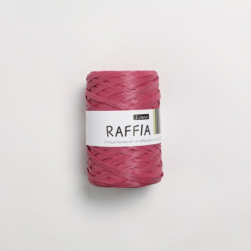 리네아 라피아 뜨개실 40g x 4p, 441 라즈베리스무디, 4개